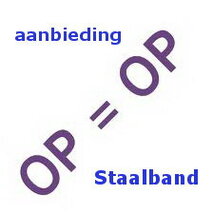 AANBIEDING staalband